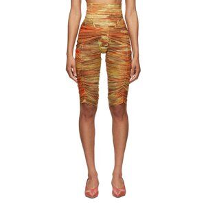 Charlotte Knowles Pulp Shorts in Hard Stripes Red